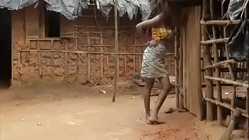 Young boy sexs older village woman