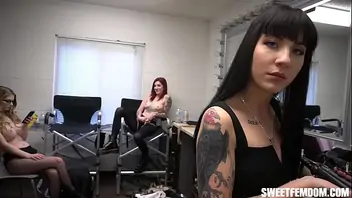Beautiful innocent wife in dressing room