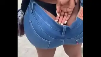 Big ebony ass creampie