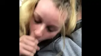 Blowjob in the car mom