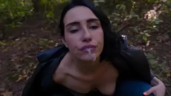 Cuckold kiss after cum in mouth