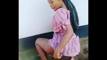 Ebony lap dancing