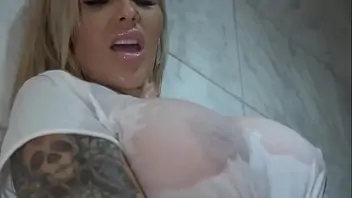 Huge cock on face