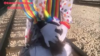 Mask clown fuck