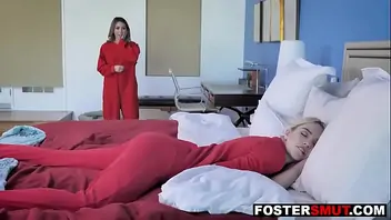 Mom and daughter lesbian foursome