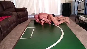Moms wrestling