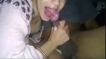 Mouth full of cum ebony