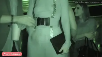 Public masturbate girl in dress