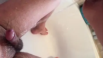 Sexy cock suck and drinking