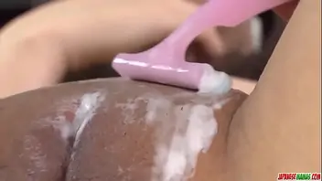 Shaved anal asian