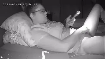 Sucking blowjob spy hidden caught spying window roommate